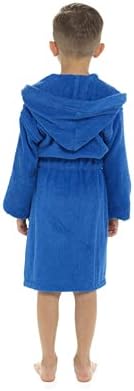 Miniatura 2 de Albornoz con capucha para niños y niñas, 100% algodón, toalla de rizo suave para niños y niñas, 7-13 años