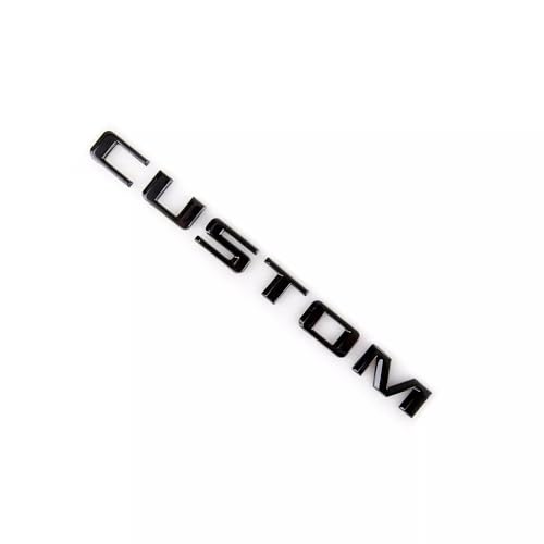 Image of 1Pc 2019-2023 Custom Letter Logo Tailgate Emblem 3D Badge Nameplate (Gloss Black)