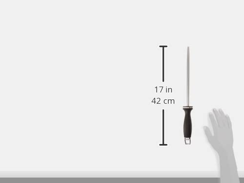 ZWILLING Steels & Sharpeners Sharpening Steel (Synthetic Handle, Black) 26cm