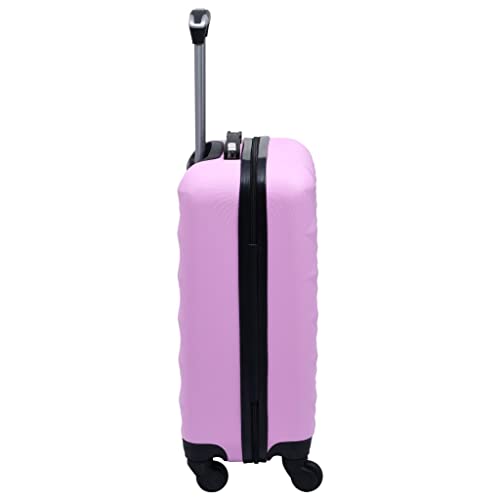 CHARMMA Hardcase Trolley Set 2 pcs Pink ABS,Suitcases-924293