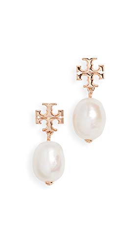 Tory Burch Women's Crystal Pearl Drop Earrings - Main Image