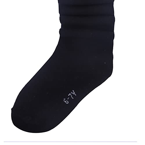 Flyusa FZBNSRKO 1 Pair Toddlers Girls Boys Cotton Bootie Knee High Long Soccer Socks Team Socks for Kids 6-7 Years Old4