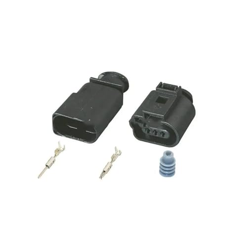 1-20 Sets of Automotive Temperature Sensor Connectors 3pin 1.5mm 1J097INO 03, 1J097380(Male Female Set,1 Set)