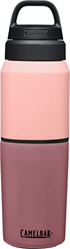 Camelbak Multibev Termo de acero inoxidable aislado al vacío, Rosa Terracota/Vino, 500ML