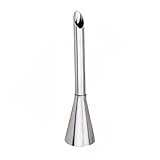 RELAND SUN 1pc 304 Stainless Steel Piping Tip Cake Piping Rose Snow Top Cream...