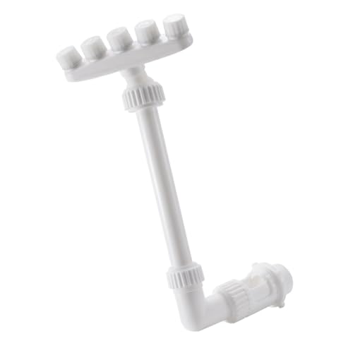 Fuente de piscina ajustable con 5 boquillas, fuente de agua para piscina, aspersor de cascada para estanque de peces, jardín, accesorios de natación