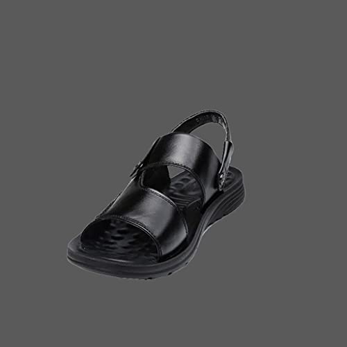 Men's Toe Sandals Fashion Beach Shoes Slippers Leather Sandals(39)3