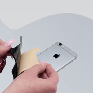 Silicone Phone Card Holder Pocket, Stick On Wallet, Adhesive Credit Card Pouch, Compatible With Iphone & Samsung Galaxy - Red #TOP3