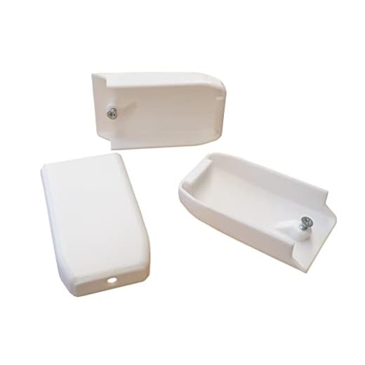 Pack of 3 Plastic Flag Hinge Covers