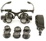 Enkay Products Multi Powered Magnifiying Eyewear - LED Lighted (10x,15x,20X,25X)