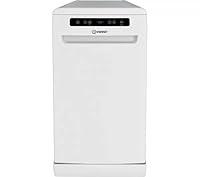 Indesit Push&Go IN2FD10CS70WUK Slimline Dishwasher 45cm – White – 10 Place Settings – Energy Efficient – Fast Wash – Compact Freestanding Kitchen Dishwasher