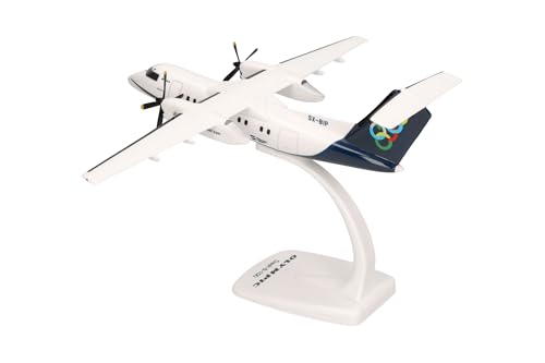 Avión de colección Herpa DHC-8-100 Olympic Air para decorar despachos modernos 5