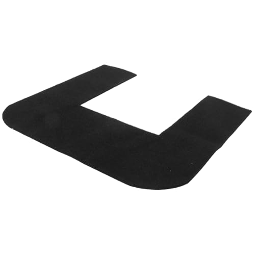 Tapis de toilette anti-éclaboussures en forme de U pour WC et sol
