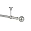 Sento Kit Tringle à Rideau Métal 240 Cm Fixation Plafond Acier Inoxydable 25/19mm