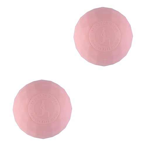 Toyvian 2 Piezas Bola de Masaje Entrenador de Pelota de Yoga pequeña Pelota de Yoga Anti-explosión Mini Pelota de Hacer Ejercicio Gel de sílice Color Aleatorio