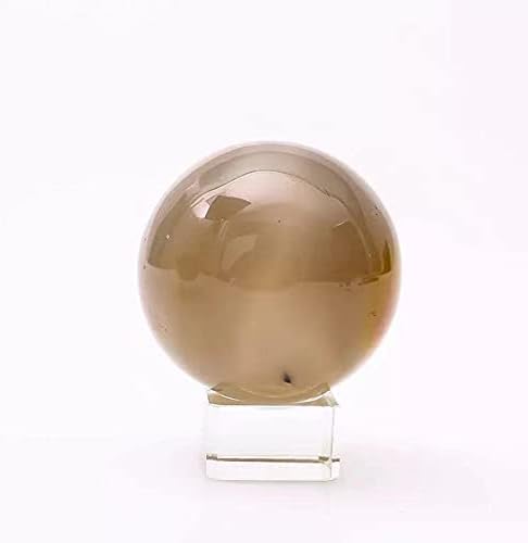 1pc 50mm-55mm Natural Gray Agate Spheres Stone Ball for Decorative Ornaments