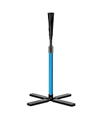 TARUMG Portable Batting Tee for Baseball/Softball, Height Adjustment from 25-37 Inches, Heavy Duty Aluminum Baseball Tee with Detachable Rubber Top, Easy Assembly Hitting Tee for Kids/Youth/Adults