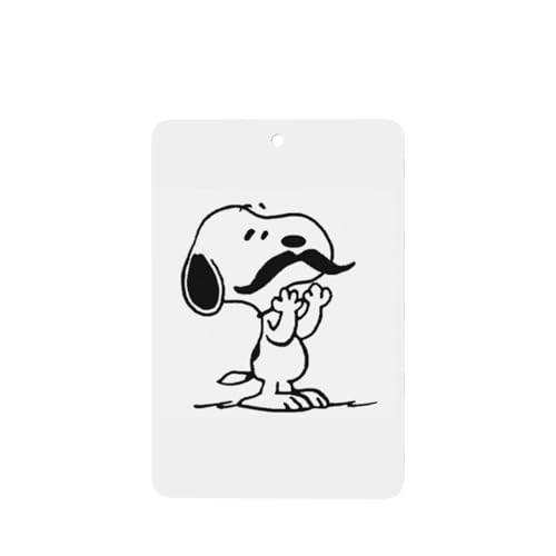 スヌーピー 髭 【6枚入り】車用 芳香剤 ハンギング 吊り下げ お部屋 空間用 かわいい グッズ