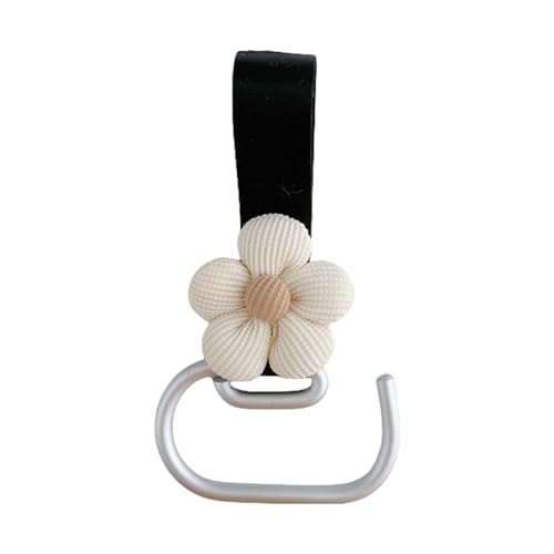 Multifunction Pushchair Holder Flower Baby Pram Hooks Cart Storage Hanger Rotating Hanging Clip Accessory