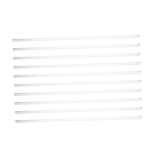Cabilock Cocktail Stir Sticks Set 10 Pcs Glass Stirring Rod Drink Stirrer Honey Mixing Stick Tools