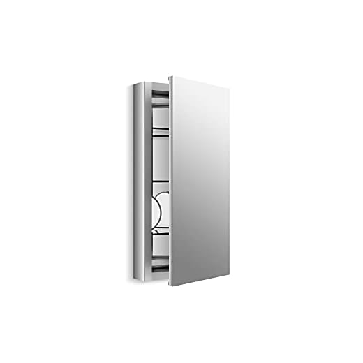 Medicine Cabinet by KOHLER, Bathroom Medicine Cabinet with Mirror, Verdera Collection, 15 Inch X 30 Inch, Slow Close Magnifying Mirror, K-99001-NA