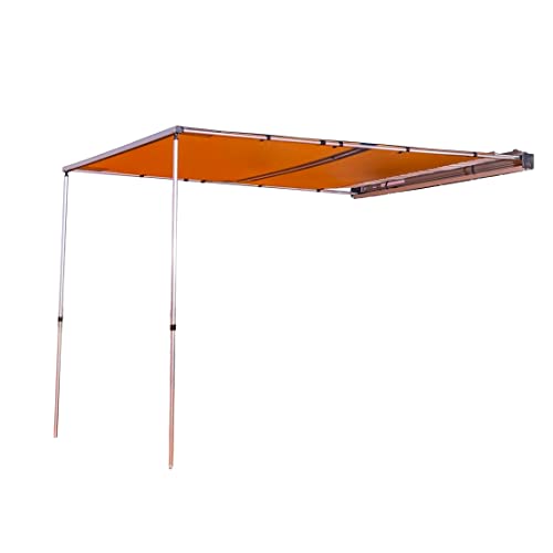 ARB 4x4 Accessories 814411 Retractable Aluminium Awning with Led Light Strip Included 2500x2500mm 8.2 x 8.2 feet Ideal for 4x4 Off Road Adventures, Camping, Outdoor Experience