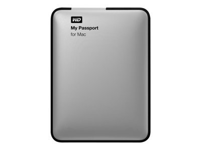 Western Digital 1TB Silver My Passport for Mac Portable External Hard Drive - USB 3.0 - Western DigitalBLUZ0010BSL-NESN