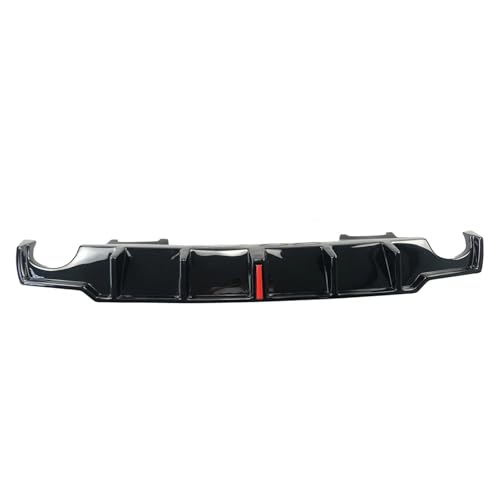 リアバンパーディフューザー用レクサス IS250 IS300 IS350 2006-2012 LED ライト光沢のある黒スポイラースプリッターディフューザーカーアクセサリー(Glossy Black)