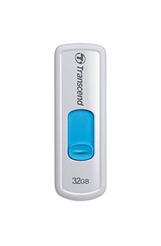 Transcend 32 GB JetFlash 530 Retractable USB 2.0 Flash Drive TS32GJF530 (White)
