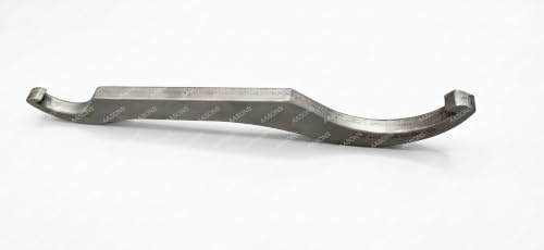 Image of AASONS Stainless Steel Union C Spanner 25 /38 /51mm To 63 /76 /100mm Crescent Double Sided Open End Hook Spanner Wrench | Ideal For Damage Free Use On Steering Head Bearing Adjustment