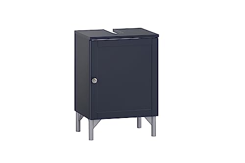 Schildmeyer 155348 Jesper Meuble sous-lavabo, Bleu Nuit, 40,3 x 32 x 58,5 cm