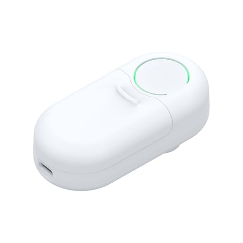 HomeWizard Watermeter WLAN, Leckageerkennung, Echtzeitmessung und App Überwachung Wasserverbrauch, Kostenersparnis, Kompatibel mit analogen Zählern, USB C oder Batteriebetrieb