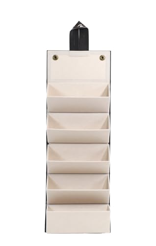 Image of Calabria 5 Slot Travel Sunglasses Organizer - Foldable Glasses Case for Multiple Eyewear | Handle Hard Shell Storage Holder