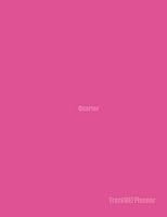 TrackME! Planner Quarter: Pink 1677745258 Book Cover