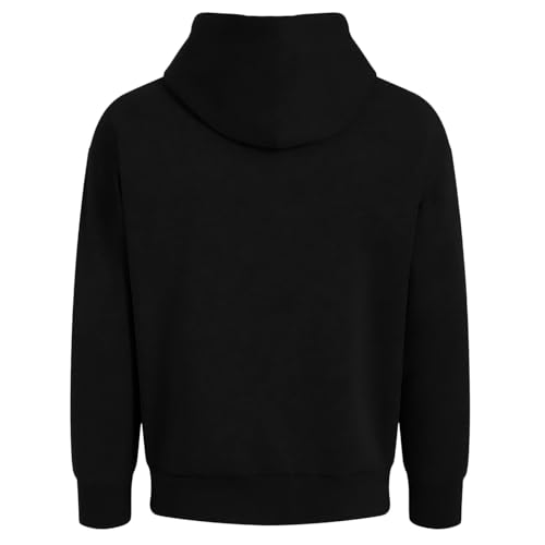 Mens Cotton Fleece Hooded Sweatshirt Casual Long Sleeve Hoodies Pullover Fashion Oversized Hoodie with Kanga Pocket4