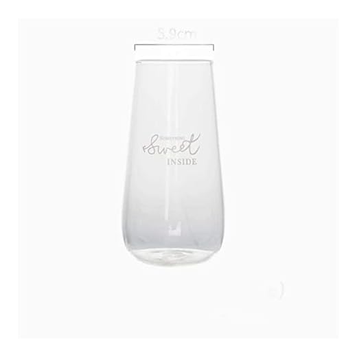 Whisky Glas Kaffekopp Champagne Glas Present Glas Kopp Juice Mjölk Frukost Kaffekopp Värmebeständig Whisky Öl Engelska Alfabet Drickware Vinglas (Color : Sweet High (White))
