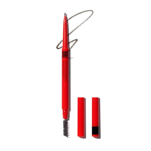 Image of MAKE Beauty Nano Brow, Micro Eyebrow Pencil. Long-Lasting Smudgeproof Eye Brow Makeup for Hairlike Lines. Precision Liner for Natural-Looking Eyebrows - Shade, Soft Black