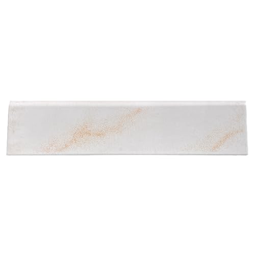 DIMENSIONI: Battiscopa di precisione 8 x 33,5 cm con spessore 0,7 mm, ideale per finiture eleganti e professionali