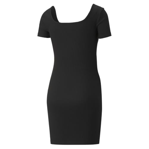 Robe en coton PUMA Classics grande taille avec col carré moderne et coupe flatteuse