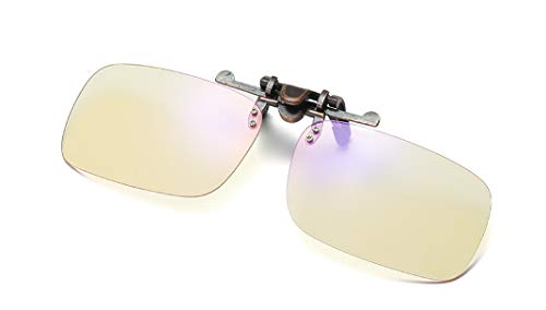 Gaming brille clip-Brillen Clip-Augenschonende Brillen-Clips, Blaulicht-Filter für Bildschirme (UV-Brillenclip)-anti kopfschmerzen/brillen anti müdigkeit