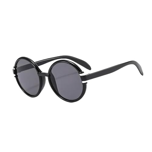 Lunettes de soleil rondes vintage au design punk luxe et finitions premium
