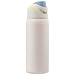 Owala FreeSip botella agua acero inoxidable con pajita, 945 ml - Botella térmica a prueba de fugas para el deporte y los viajes, sin BPA, Iced Breeze
