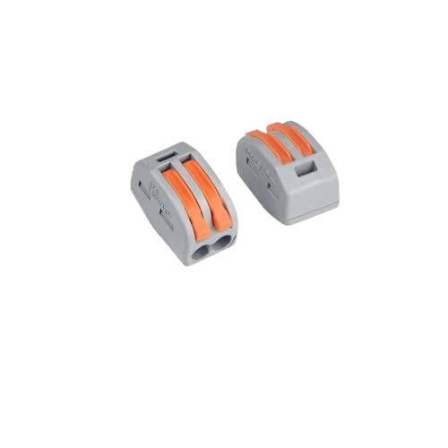 Regleta Conexion Rapida, Conexion Electrica 2 Polos, Ø 4 mm. 32 A, Paquete 24 Unidades