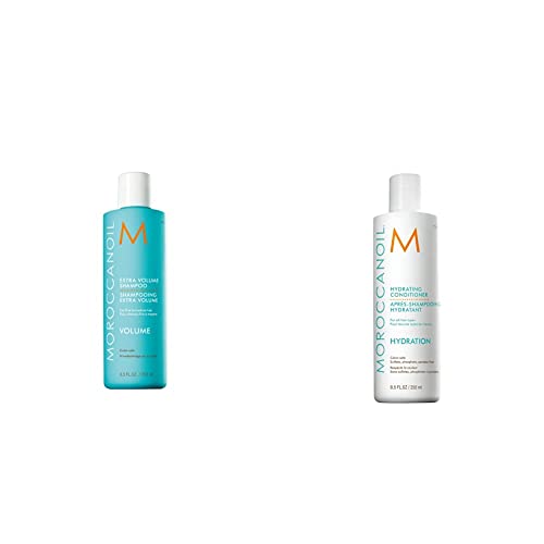 Moroccanoil Extra Volume Shampoo, 250ml & Hydrating Conditioner, 250 ml (Pack of 1)