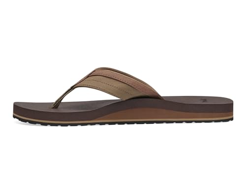Sanuk Mens Ziggy ST | Flip Flops for Men | Mens Sandals | Beach Sandals | Water Friendly & Lightweight | Comfort Footbed3