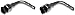 Dorman 800-783 5/16 In. Fuel Line Connector, Elbow 90 To 5/16 In. Barbed, 2 Pack