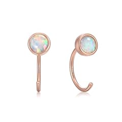 Synthetic Opal/Rose Gold Plated Silver