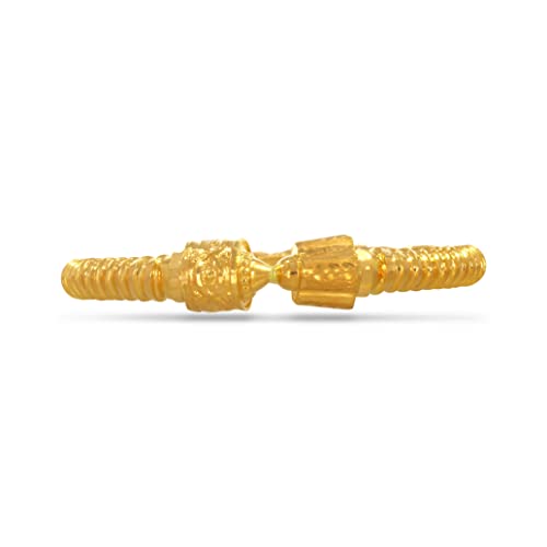 Image of Senco Gold & Diamonds Nakshi Artsy Gold Mukh Bangle