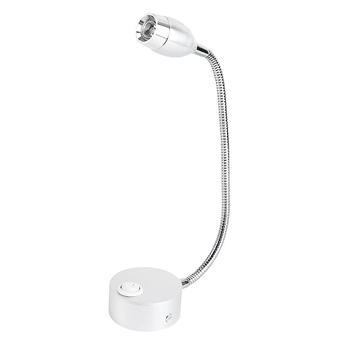 FOYTOKI Modern Led Hoses Wall Lamp Flexible Bedside Reading Light for Bedroom No External Wiring