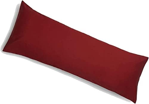 Sleep&Snuggle Long Bolster Pillowcase to Fit Double 54/ 135cm Body Pillow Neck Support Pregnancy Maternity Orthopaedic Support Comfort and Soft Case